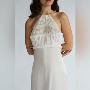 Custom and handmade 100% silk dress